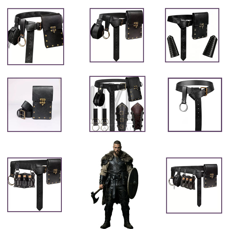 Cosplay Prop - Set di accessori per costumi vichinghi,