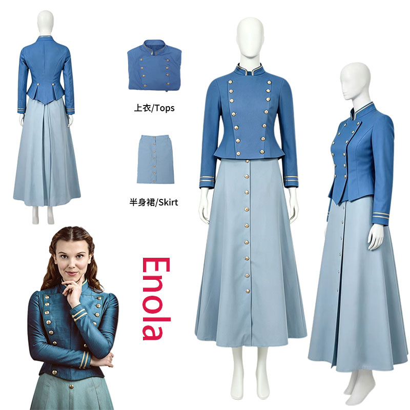 Cosplay Prop Making - Costume Cosplay Enola Holmes WHH Movie,